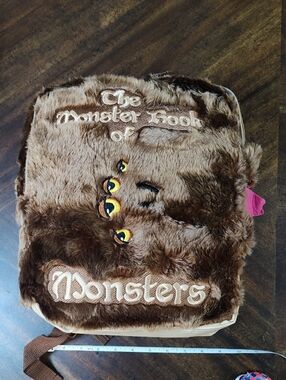 Harry Potter Monster Book Of Monsters Plush Backpack